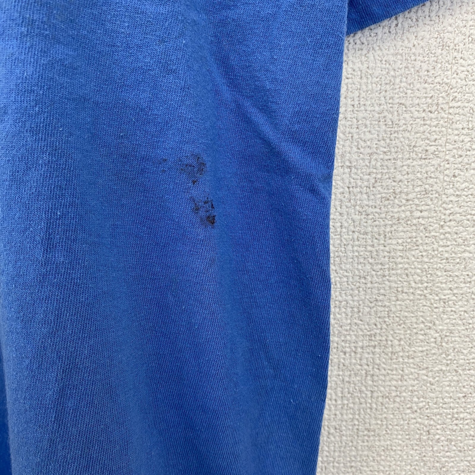 古着 used　TRY トライ　半袖ビッグプリントTシャツ　Disney　フロリダ　ミッキー　クルーネック　春夏服　青　XLサイズ