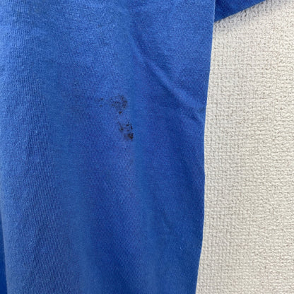 古着 used　TRY トライ　半袖ビッグプリントTシャツ　Disney　フロリダ　ミッキー　クルーネック　春夏服　青　XLサイズ