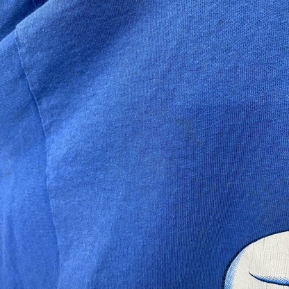 古着 used　TRY トライ　半袖ビッグプリントTシャツ　Disney　フロリダ　ミッキー　クルーネック　春夏服　青　XLサイズ