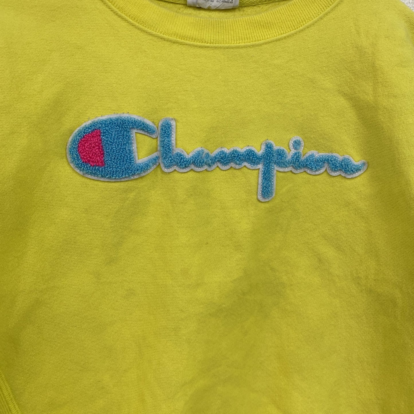 Champion　チャンピオン　リバースウィーブ　スウェット/トレーナー　黄色　イエロー　Sサイズ
