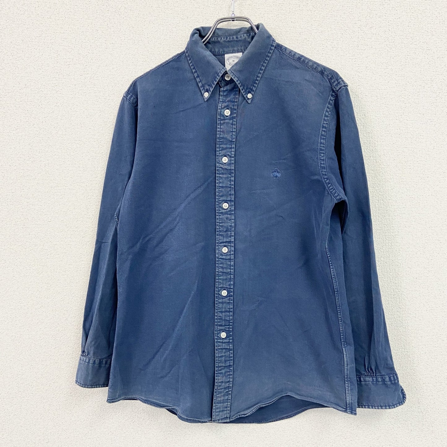 Brooks Brothers　ブルックスブラザーズ　長袖シャツ　ボタンダウンシャツ　青　ブルー　Mサイズ