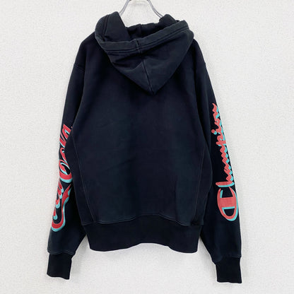 Champion　チャンピオン　コカ・コーラ　リバースウィーブ　スウェットパーカー/フーディー　黒　ブラック　Mサイズ