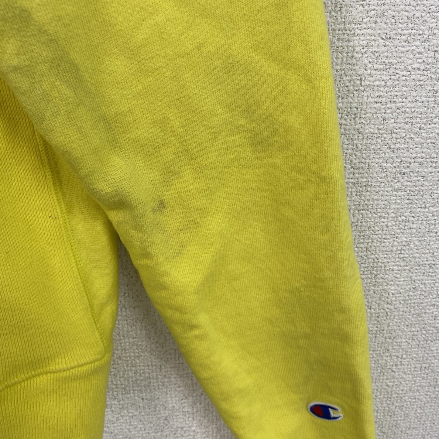 Champion　チャンピオン　リバースウィーブ　スウェット/トレーナー　黄色　イエロー　Sサイズ