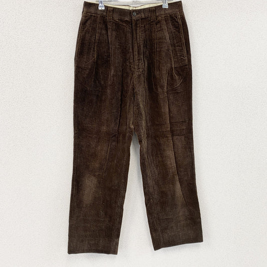 HIROKO KOSHINO HOMME　ヒロココシノオム　コーデュロイパンツ　ジップフライ　茶色　ブラウン　82サイズ