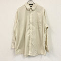 croft&barrow　長袖シャツ　クリーム色　17サイズ