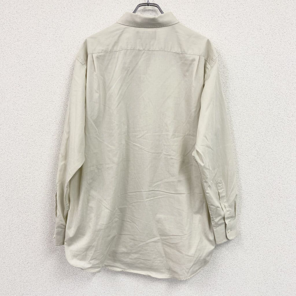 croft&barrow　長袖シャツ　クリーム色　17サイズ
