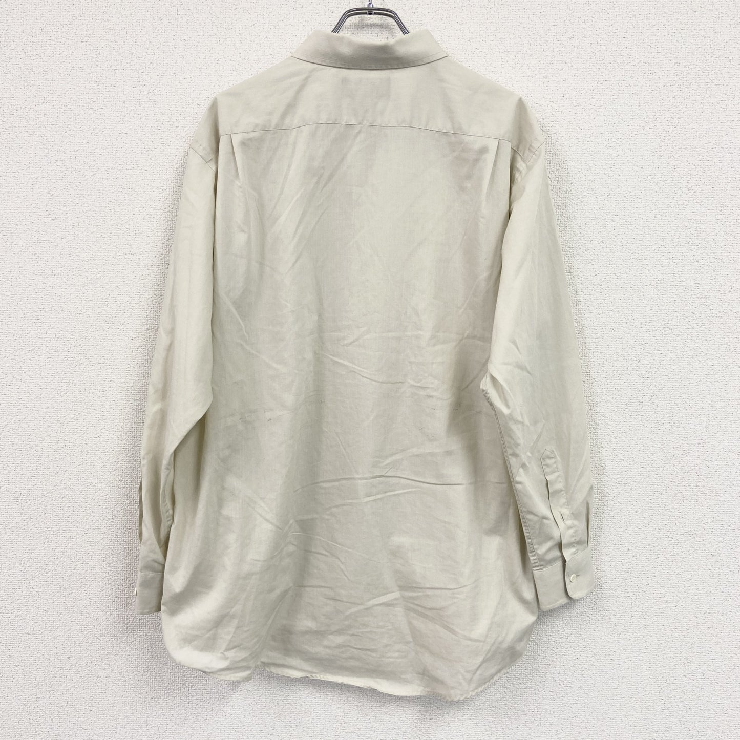 croft&barrow　長袖シャツ　クリーム色　17サイズ
