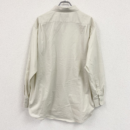 croft&barrow　長袖シャツ　クリーム色　17サイズ