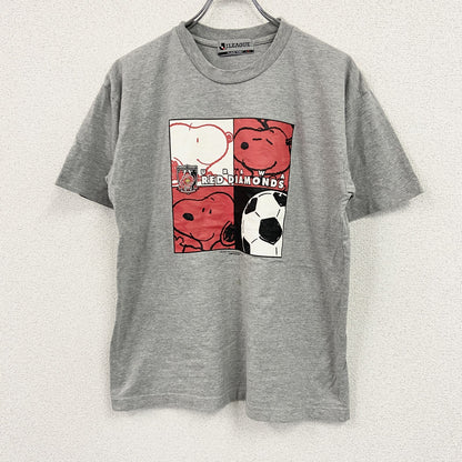 J.LEAGUE　半袖プリントTシャツ　スヌーピー　灰色　グレー　Sサイズ
