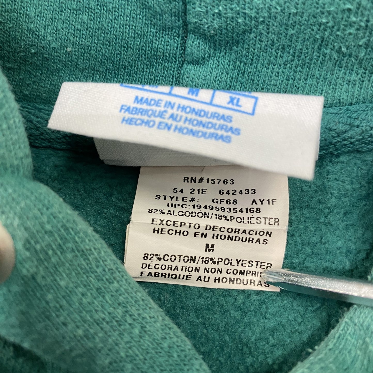 Champion　チャンピオン　リバースウィーブ　スウェットパーカー/フーディー　緑　グリーン　Mサイズ