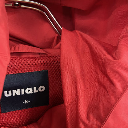OLD UNIQLO　オールドユニクロ　ナイロンジャケット/フーディー　赤　レッド　Mサイズ