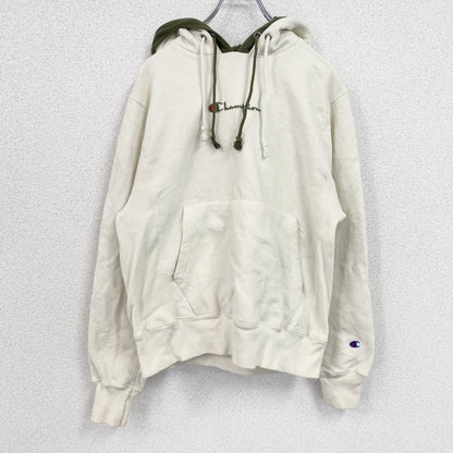 Champion　チャンピオン　リバースウィーブ　スウェットパーカー/フーディー　アイボリー　Sサイズ