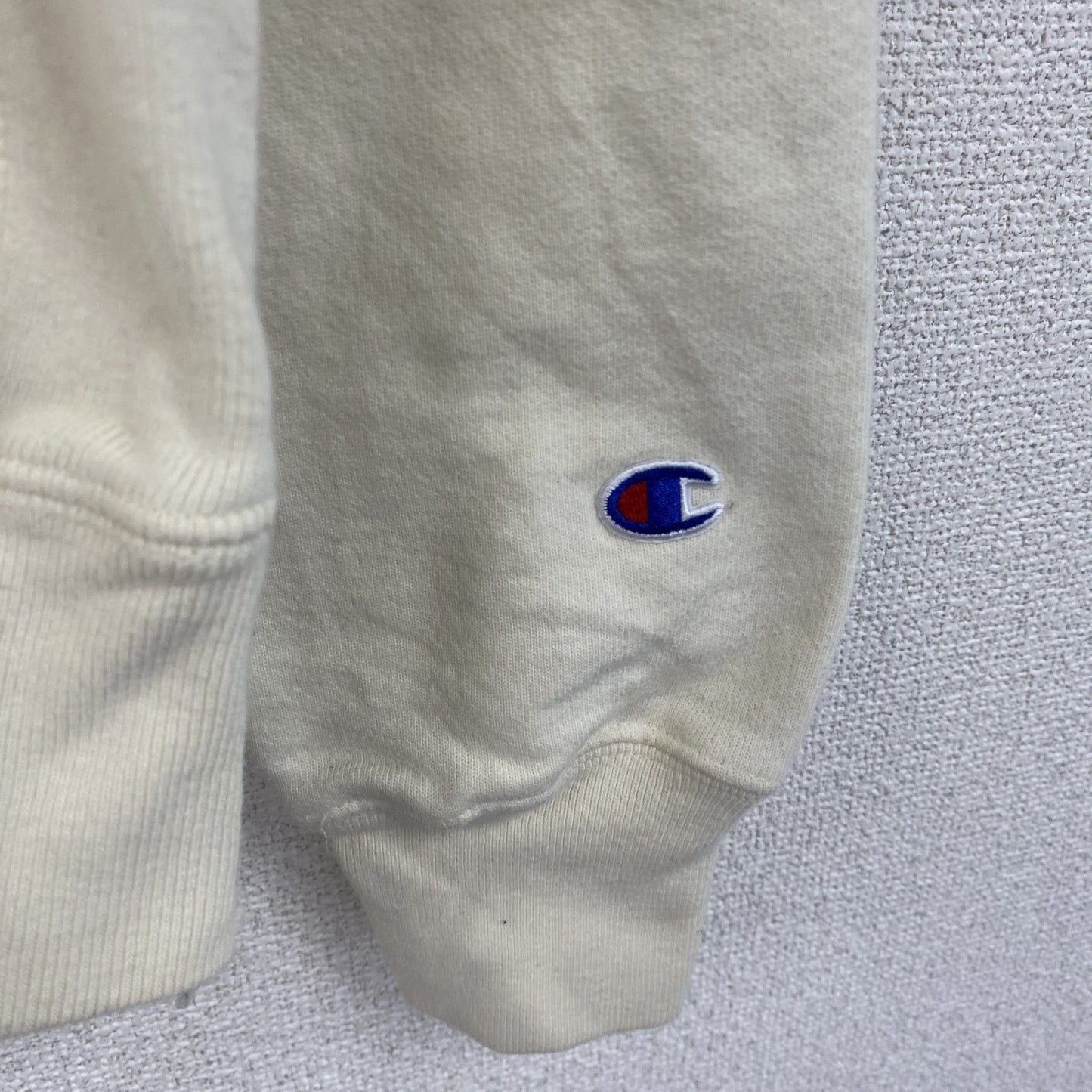 Champion　チャンピオン　リバースウィーブ　スウェットパーカー/フーディー　アイボリー　Sサイズ