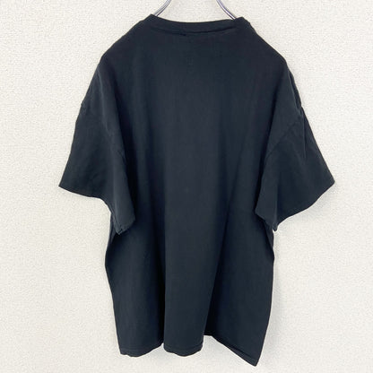 古着 used　NIRVANA ニルヴァーナ　半袖プリントバンドTシャツ　レトロ　スマイルプリント　クルーネック　黒　Mサイズ