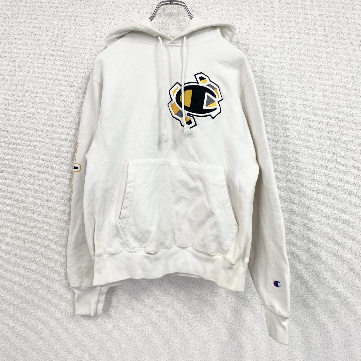 Champion　チャンピオン　リバースウィーブ　スウェットパーカー/フーディー　白　ホワイト　Sサイズ