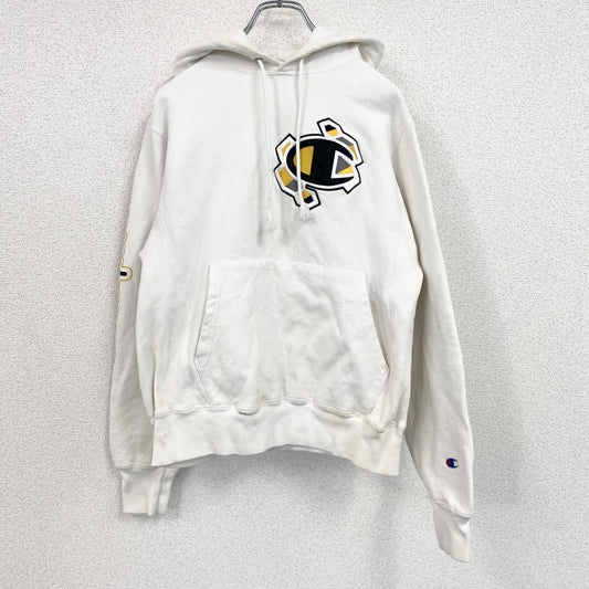 Champion　チャンピオン　リバースウィーブ　スウェットパーカー/フーディー　白　ホワイト　Sサイズ