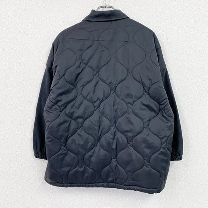 ZARA　ザラ　スウェットシャツジャケット　黒　ブラック　S-Mサイズ