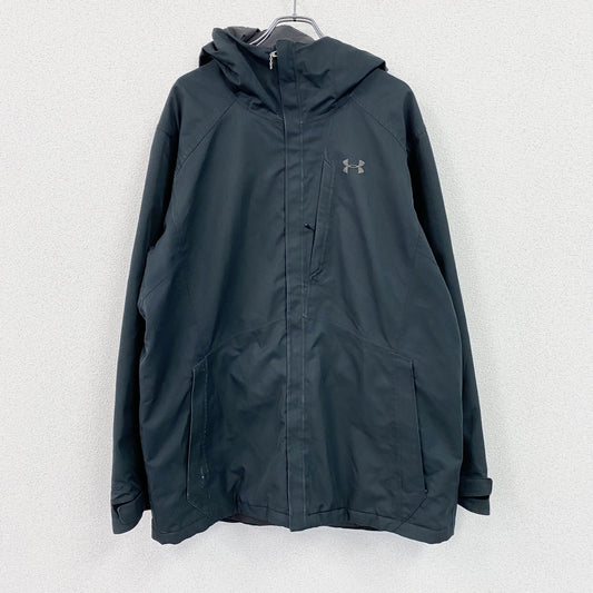 UNDER ARMOUR　アンダーアーマー　フルジップジャケット　黒　ブラック　2XLサイズ