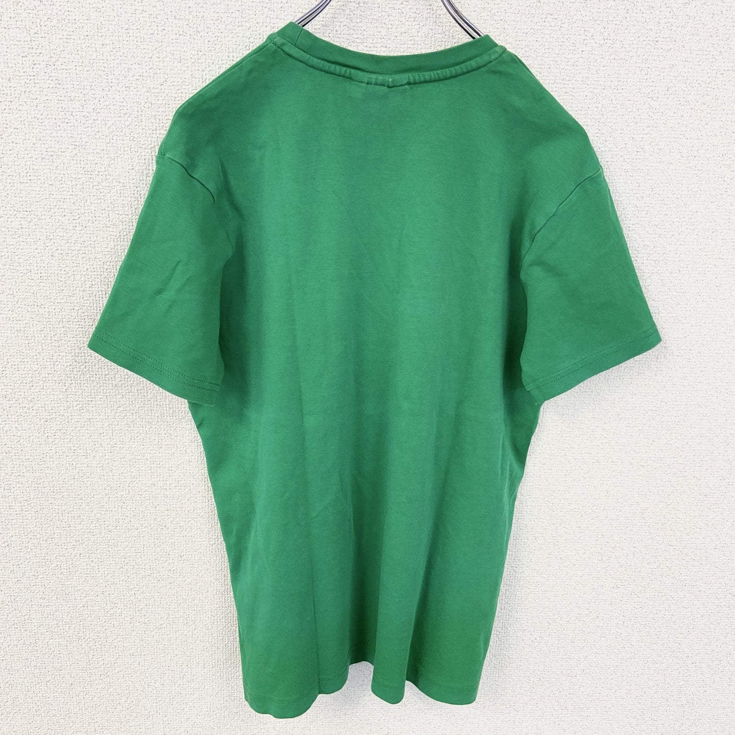 古着 used　NEFF 半袖イラストTシャツ　緑　グリーン　キャラクタープリント　ストリート　モンスター　個性的　Lサイズ