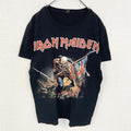 古着 used　IRON MAIDEN　アイアンメイデン　半袖バンドTシャツ　黒　ブラック　メタルバンド　ロック系　Lサイズ　