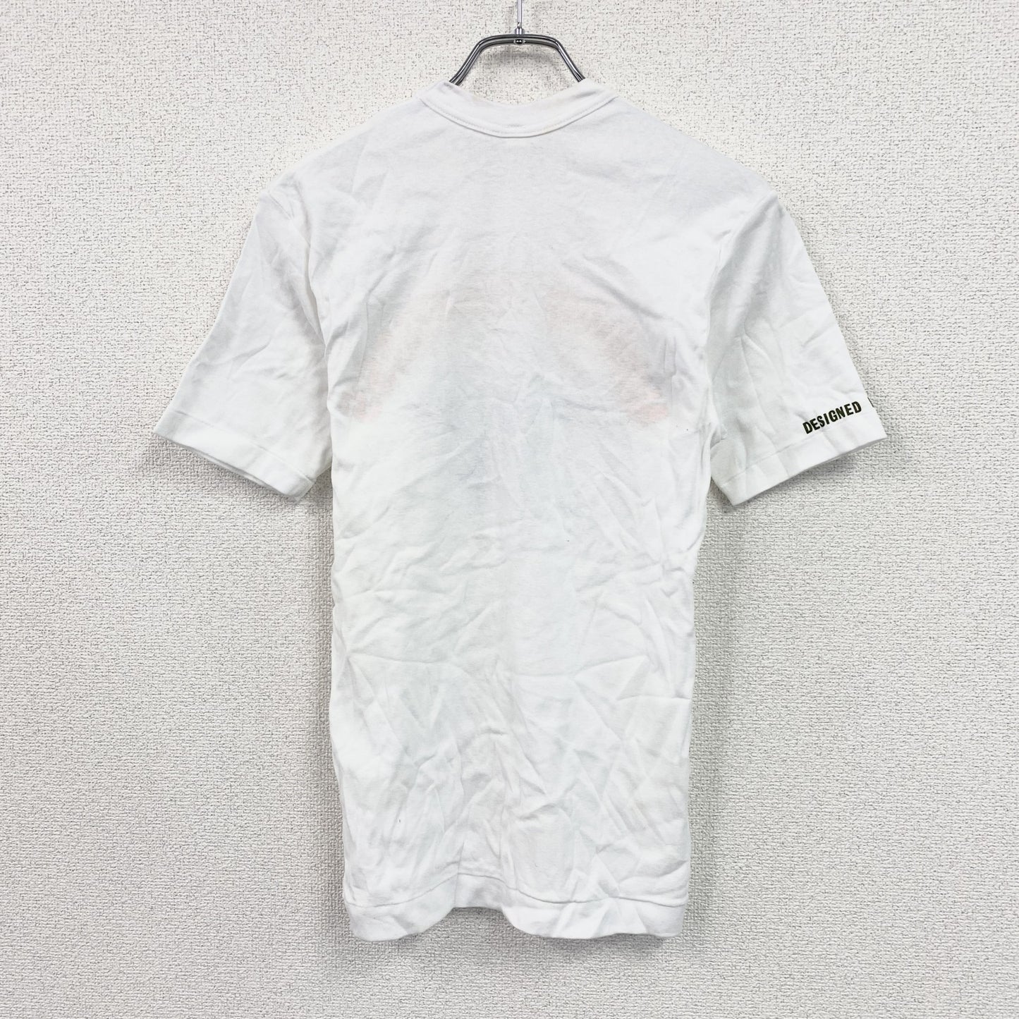 00s　日本通運　NITTSU　山本寛斎　ペリカン便　半袖プリントTシャツ　シングルステッチ　アーチプリント　白　ホワイト　Lサイズ