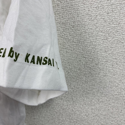 00s　日本通運　NITTSU　山本寛斎　ペリカン便　半袖プリントTシャツ　シングルステッチ　アーチプリント　白　ホワイト　Lサイズ