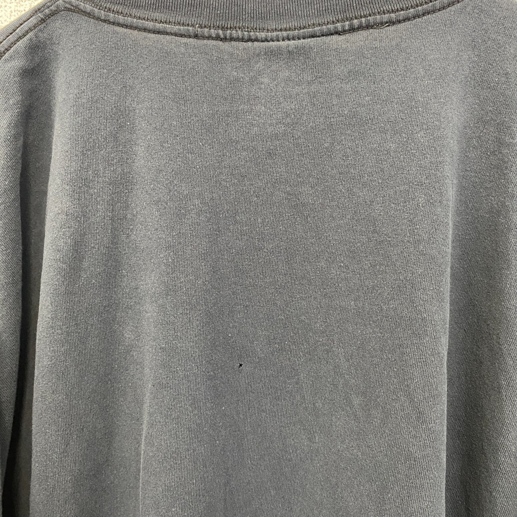 古着 used　anvil アンビル　半袖プリントTシャツ　ビッグT　亀　カジュアル　クルーネック　黒色　レトロ　XLサイズ