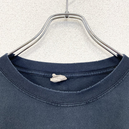 古着 used　anvil アンビル　半袖プリントTシャツ　ビッグT　亀　カジュアル　クルーネック　黒色　レトロ　XLサイズ