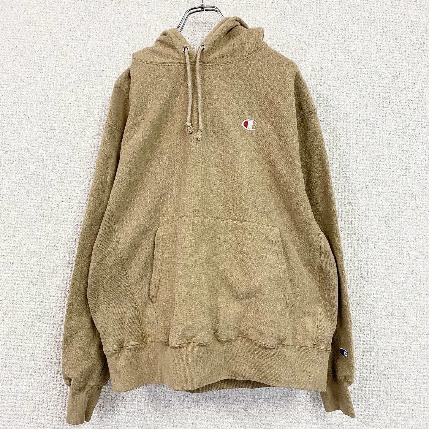 Champion　チャンピオン　リバースウィーブ　スウェットパーカー/フーディー　茶色　ブラウン　Lサイズ