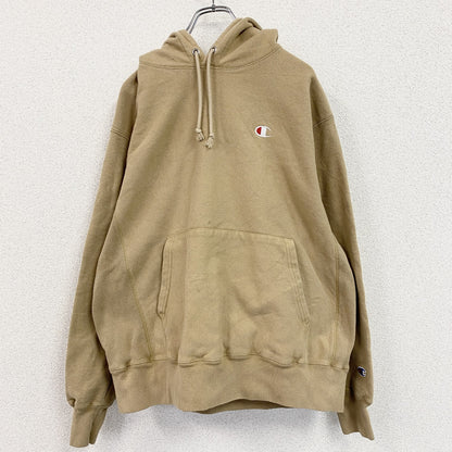 Champion　チャンピオン　リバースウィーブ　スウェットパーカー/フーディー　茶色　ブラウン　Lサイズ