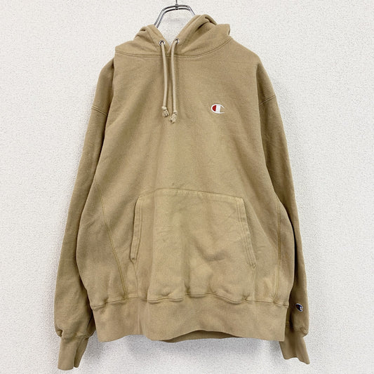 Champion　チャンピオン　リバースウィーブ　スウェットパーカー/フーディー　茶色　ブラウン　Lサイズ