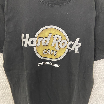 古着 used　Hard Rock CAFE ハードロックカフェ　半袖ロゴプリントTシャツ　黒　ブラック　コペンハーゲン　Sサイズ