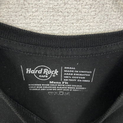 古着 used　Hard Rock CAFE ハードロックカフェ　半袖ロゴプリントTシャツ　黒　ブラック　コペンハーゲン　Sサイズ