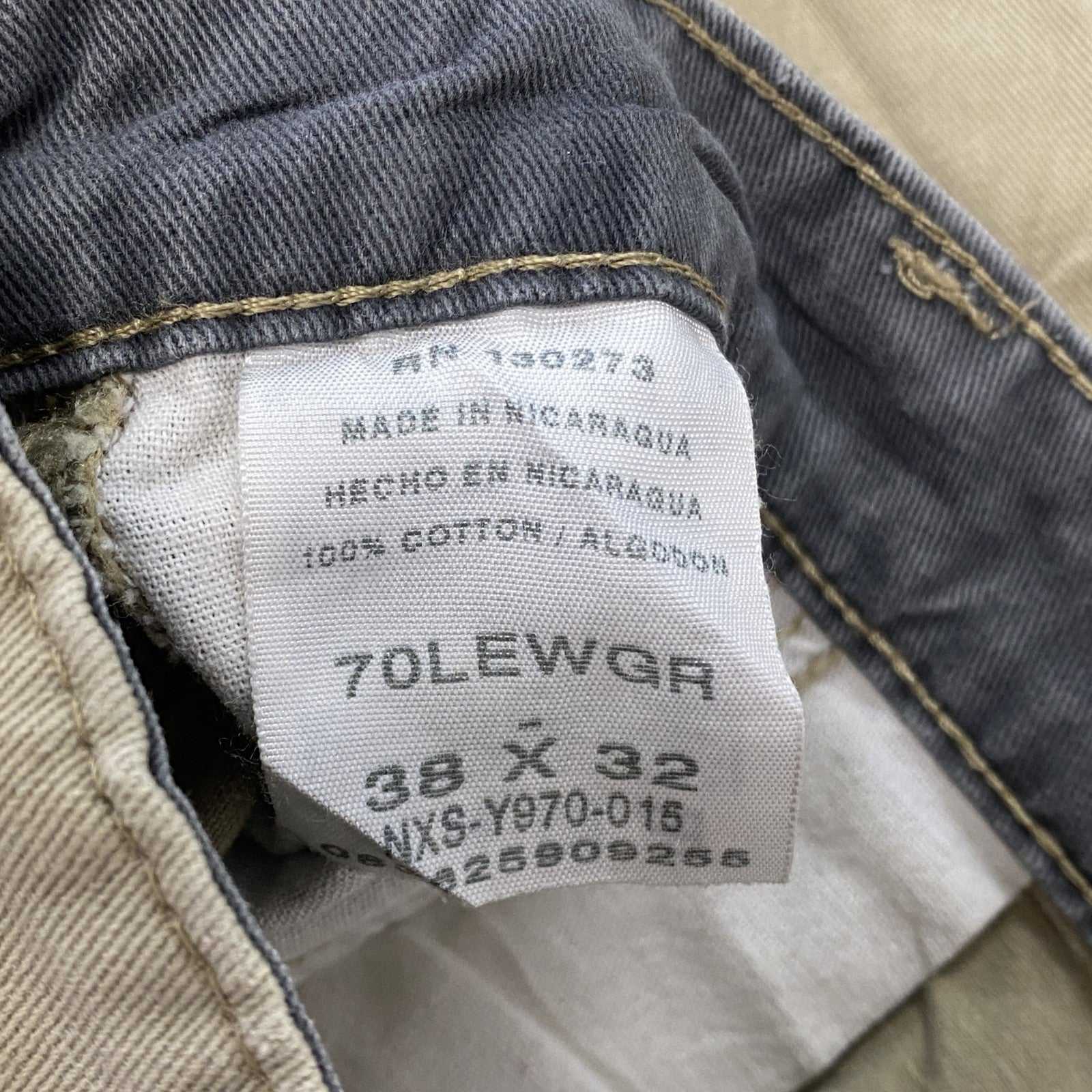 Wrangler　ラングラー　カーゴパンツ　ジップフライ　ベージュ　W38サイズ