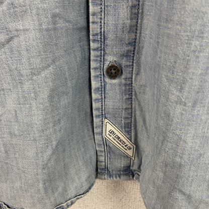 Levi's　リーバイス　長袖デニムシャツ　インディゴブルー　Mサイズ