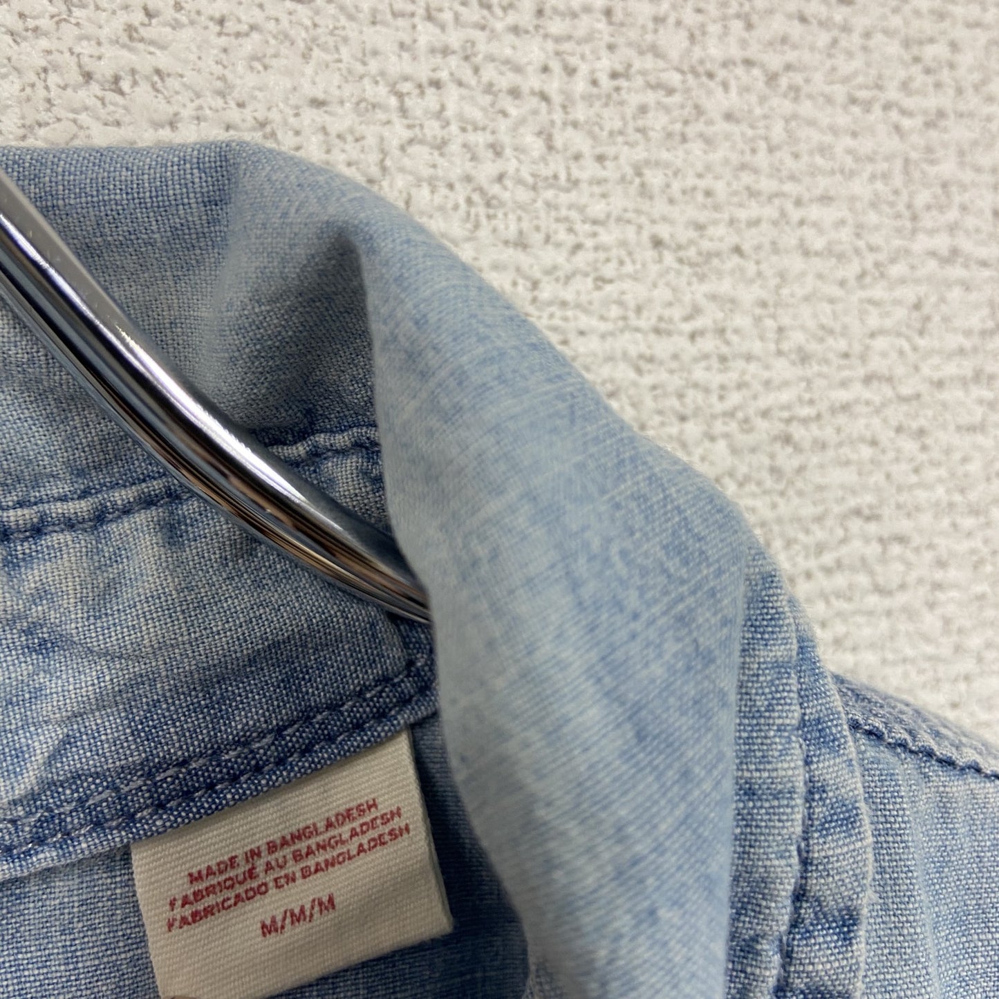 Levi's　リーバイス　長袖デニムシャツ　インディゴブルー　Mサイズ