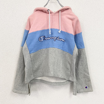 Champion　チャンピオン　スウェットパーカー/フーディー　灰色　グレー　マルチカラー　Mサイズ
