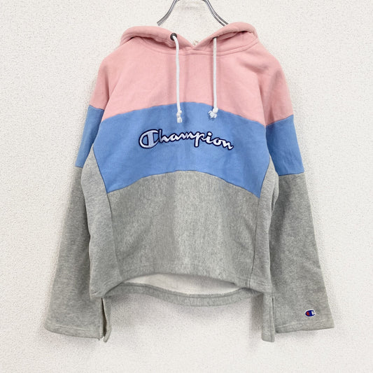 Champion　チャンピオン　スウェットパーカー/フーディー　灰色　グレー　マルチカラー　Mサイズ