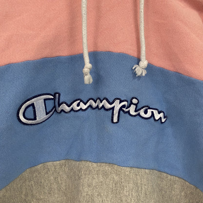 Champion　チャンピオン　スウェットパーカー/フーディー　灰色　グレー　マルチカラー　Mサイズ