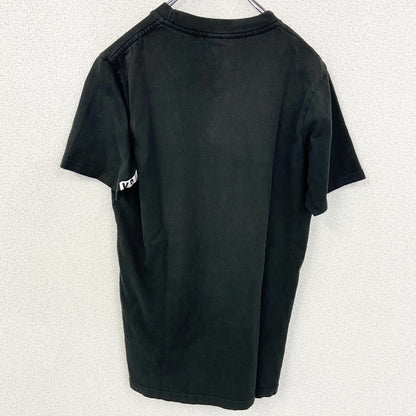 古着 used　VOLCOM　ボルコム　半袖ロゴプリントＴシャツ　黒　ブラック　レトロデザイン　ストリート　クルーネック　Sサイズ