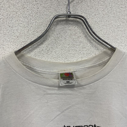 00s　FRUIT OF THE LOOM　フルーツオブザルーム　METAR MAN　半袖プリントTシャツ　ロボT　ヴィンテージ　ホワイト　XLサイズ