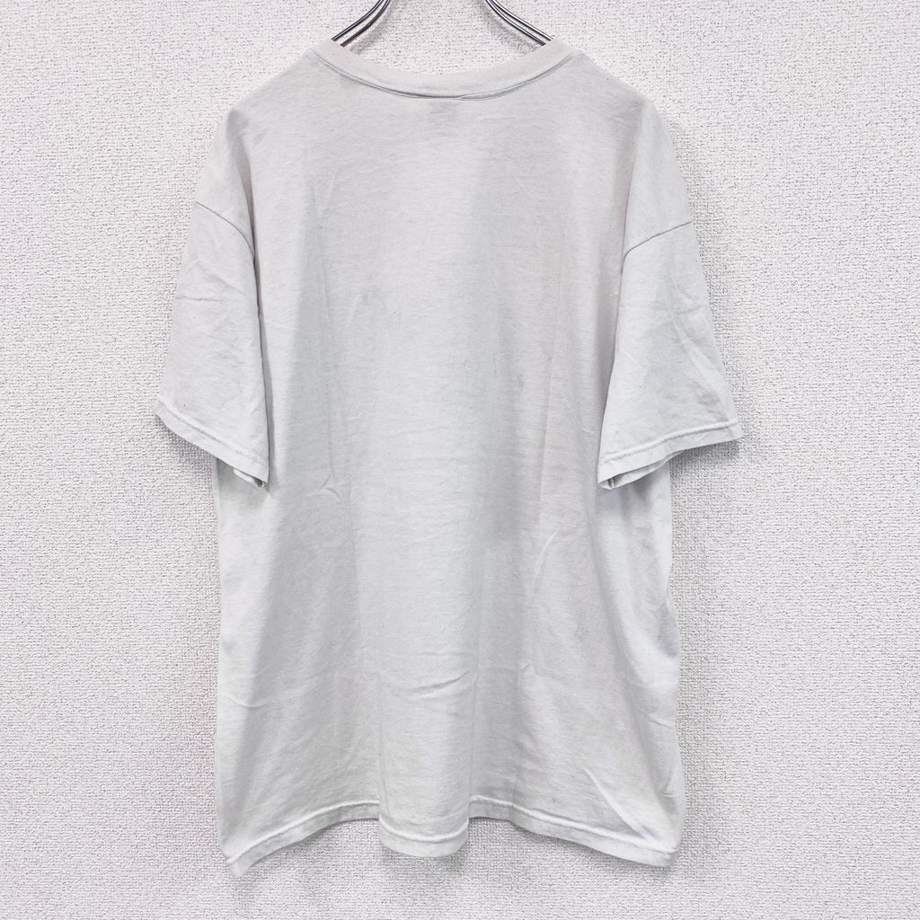 00s　FRUIT OF THE LOOM　フルーツオブザルーム　METAR MAN　半袖プリントTシャツ　ロボT　ヴィンテージ　ホワイト　XLサイズ