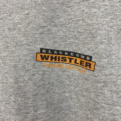 古着 used　FRUIT OF THE LOOM フルーツオブザルーム　半袖ワンポイントTシャツ　バックプリント　グレー　M