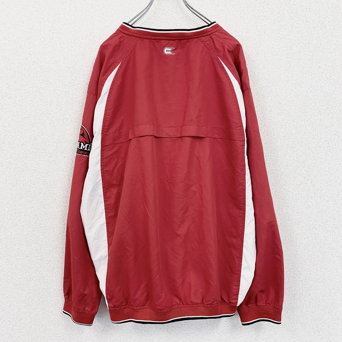 ～00s　COLOSSEUM ATHLETICS　メリーランドテラピンズ　プルオーバージャケット　赤　レッド　XLサイズ