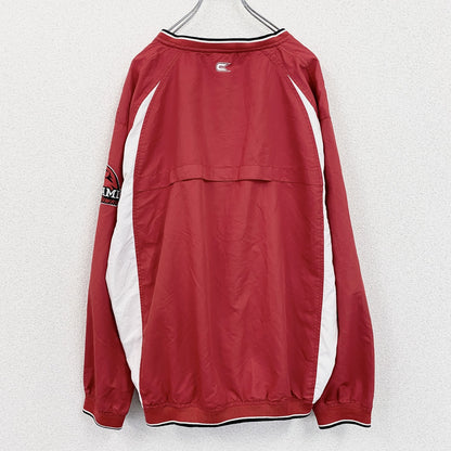 ～00s　COLOSSEUM ATHLETICS　メリーランドテラピンズ　プルオーバージャケット　赤　レッド　XLサイズ