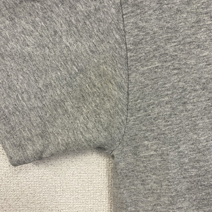 古着 used　FRUIT OF THE LOOM フルーツオブザルーム　半袖ワンポイントTシャツ　バックプリント　グレー　M