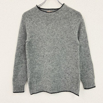 BARACUTA　ウールニットセーター　灰色　グレー　Mサイズ