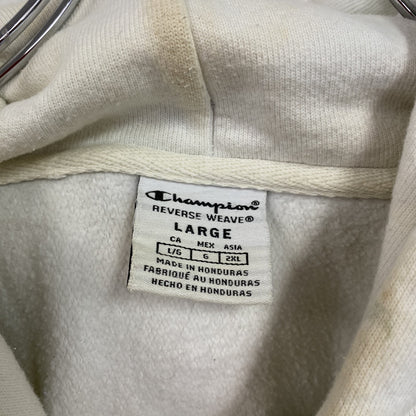 Champion　チャンピオン　リバースウィーブ　スウェットパーカー/フーディー　白　ホワイト　Lサイズ