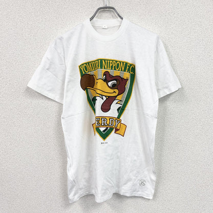 読売ヴェルディ　半袖プリントTシャツ　サッカー　シングルステッチ　白　ホワイト　Ｍサイズ　