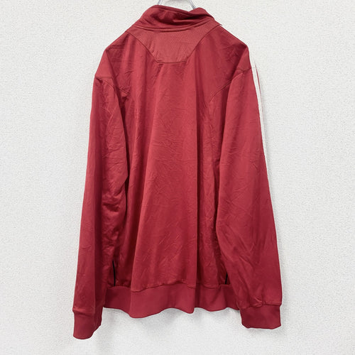 00s　adidas　アディダス　トラックジャケット/ジャージ　パフォーマンスロゴ　ヴィンテージ　赤　レッド　Sサイズ